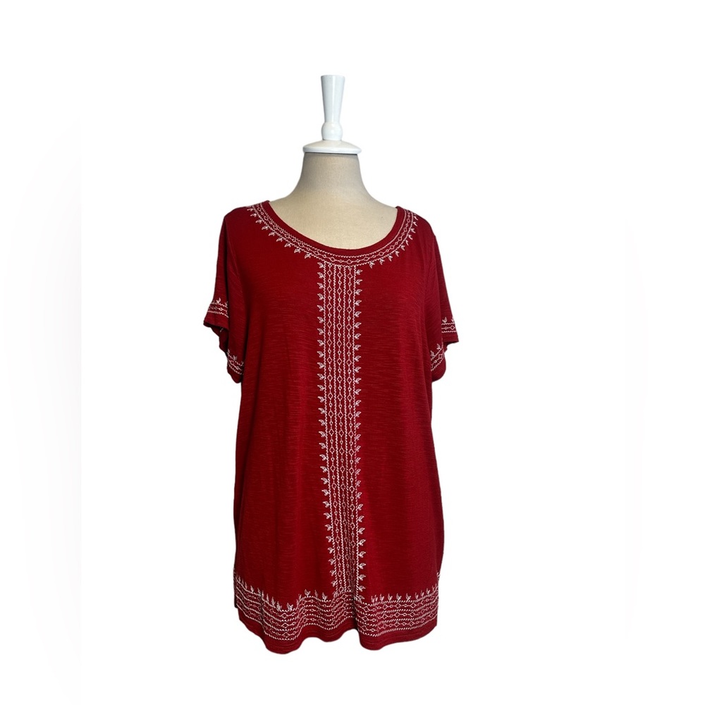 Rafallea BoHo Blouse Size Large